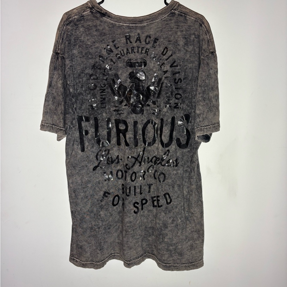 Affliction Fast & Furious reversible mens shirt size 2XL